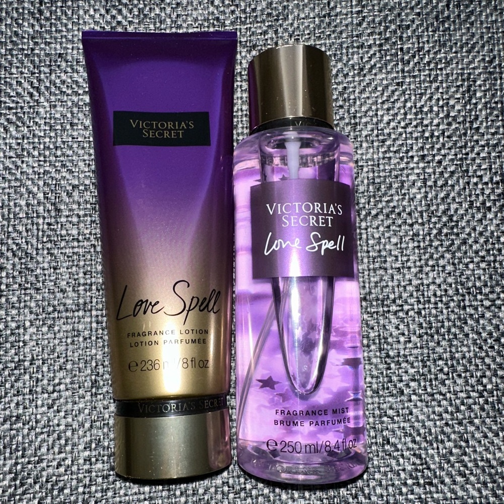 Victoria Secret Love Spell spray and lotion